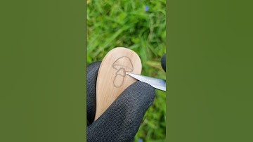 Carve a Scoop Out of Wood #woodcarving #diy #woodart #woodcarvingtutorial