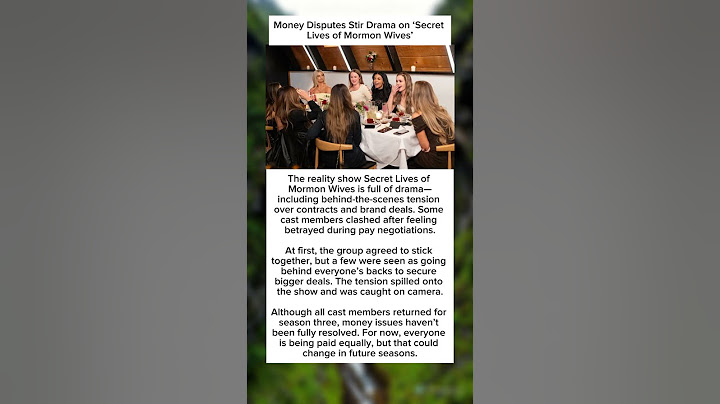 Money Disputes Stir Drama on ‘Secret Lives of Mormon Wives’ #entertainment #news #mormonwives