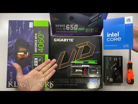 intel Core i5 14400F GIGABYTE B760M H DDR4 Predator GM7000