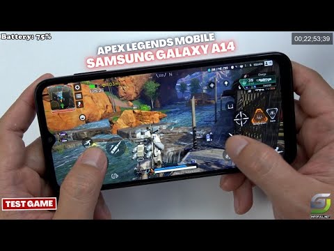 Samsung Galaxy A14 test game Apex Legends Mobile APM