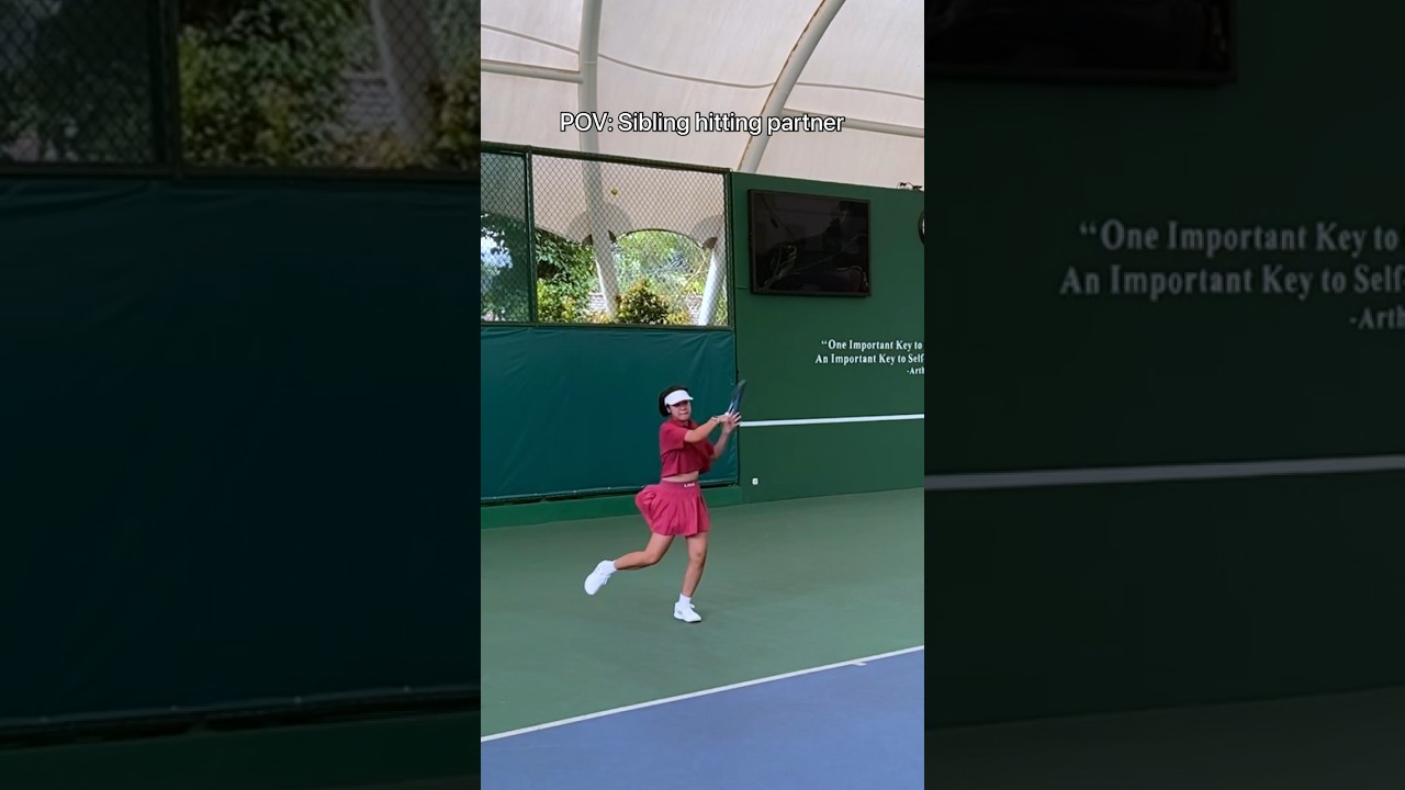 Sibling hitting partner 