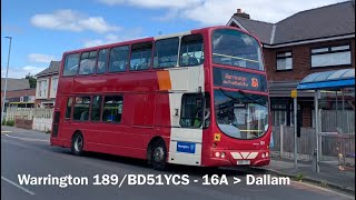 Warrington 189 Volvo B7Tl Zf3 Bd51Ycs