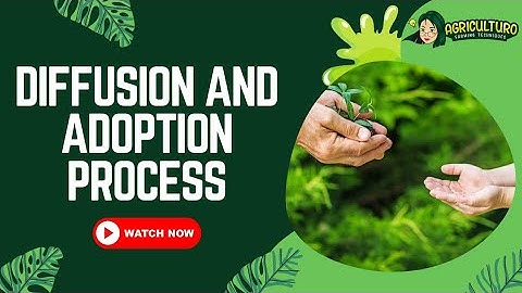 DIFFUSION AND ADOPTION PROCESS