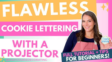 Writing on Cookies with a Projector (Easy!)