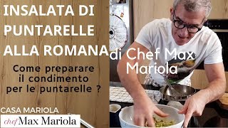 Insalata Di Puntarelle Alla Romana E Come Condirle - La Video Ricetta Di Chef Max Mariola