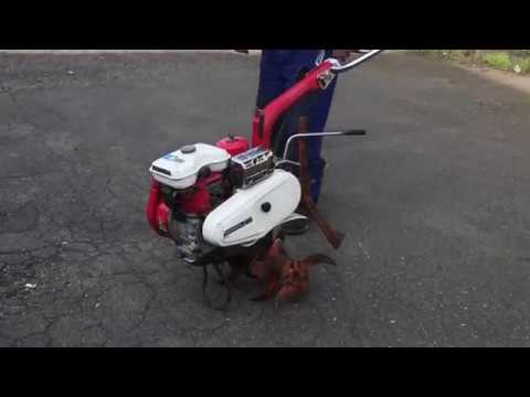 HONDA 3.5馬力 耕運機 F400 使ってみました - YouTube