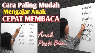 🔴Cara mengajarkan anak membaca dengan mengeja❗Teknik membaca dengan mengeja❗#CaraCepatMembaca 👍