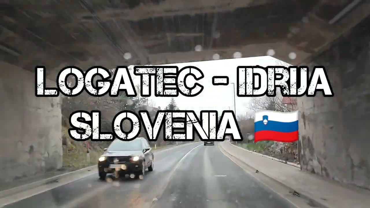 Driving in Slovenia 🇸🇮 from Logatec to Idrija  @itravelandsing