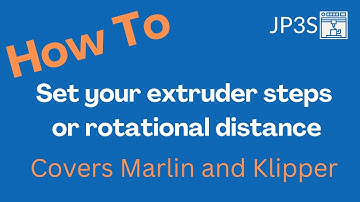Extruder steps / rotational distance calibration for Marlin and Klipper 3d printer  firmware.