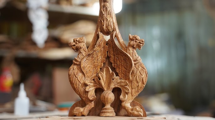 Making an Abstract Wood Sculpture - Art, Carving 