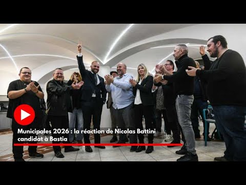 Image du reportage La réaction de Nicolas Battini candidat à Bastia (Corse-Matin Presse)