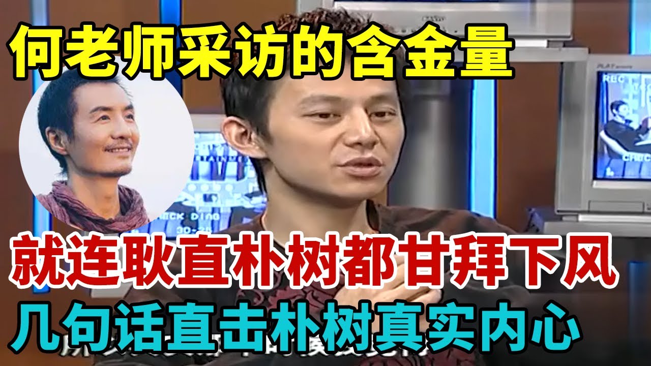 何老师采访的含金量还是太高！耿直朴树都甘拜下风，几句话直击朴树真实内心【人物采访】