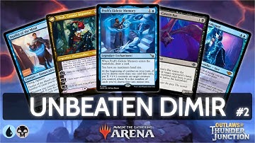 🔵⚫ Dimir Midrange, 100% Win Rate, part 2 | MTG Arena | Explorer | BO3 | Outlaws of Thunder Junction