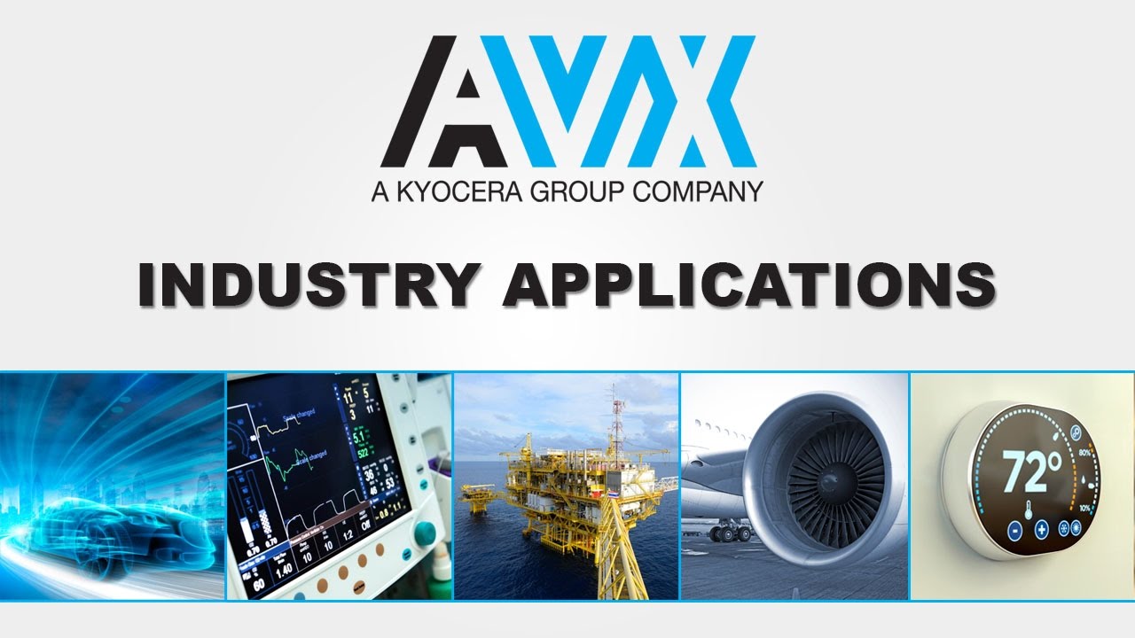 Industry applications. Логотип AVX. AVX Corporation. Технология AVX. Технология AVX картинка.