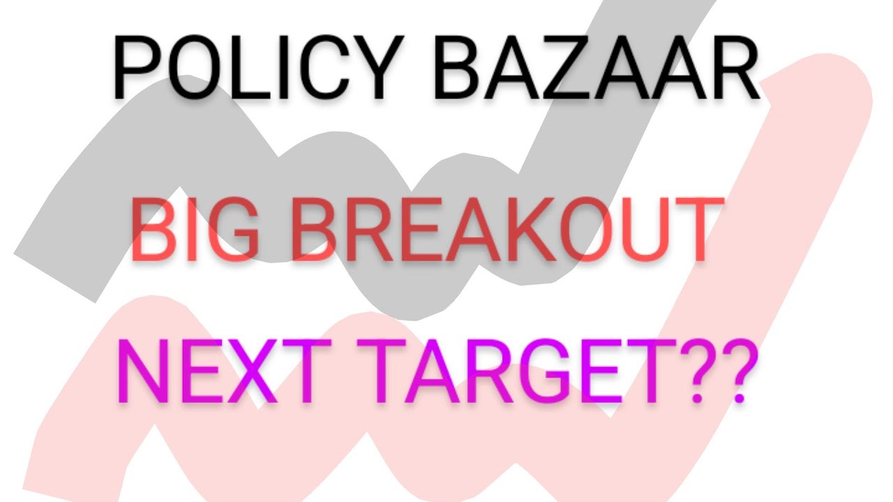 POLICY BAZAAR SHARE LATEST NEWS TODAY/POLICY BAZAAR SHARE TARGET/POLICY