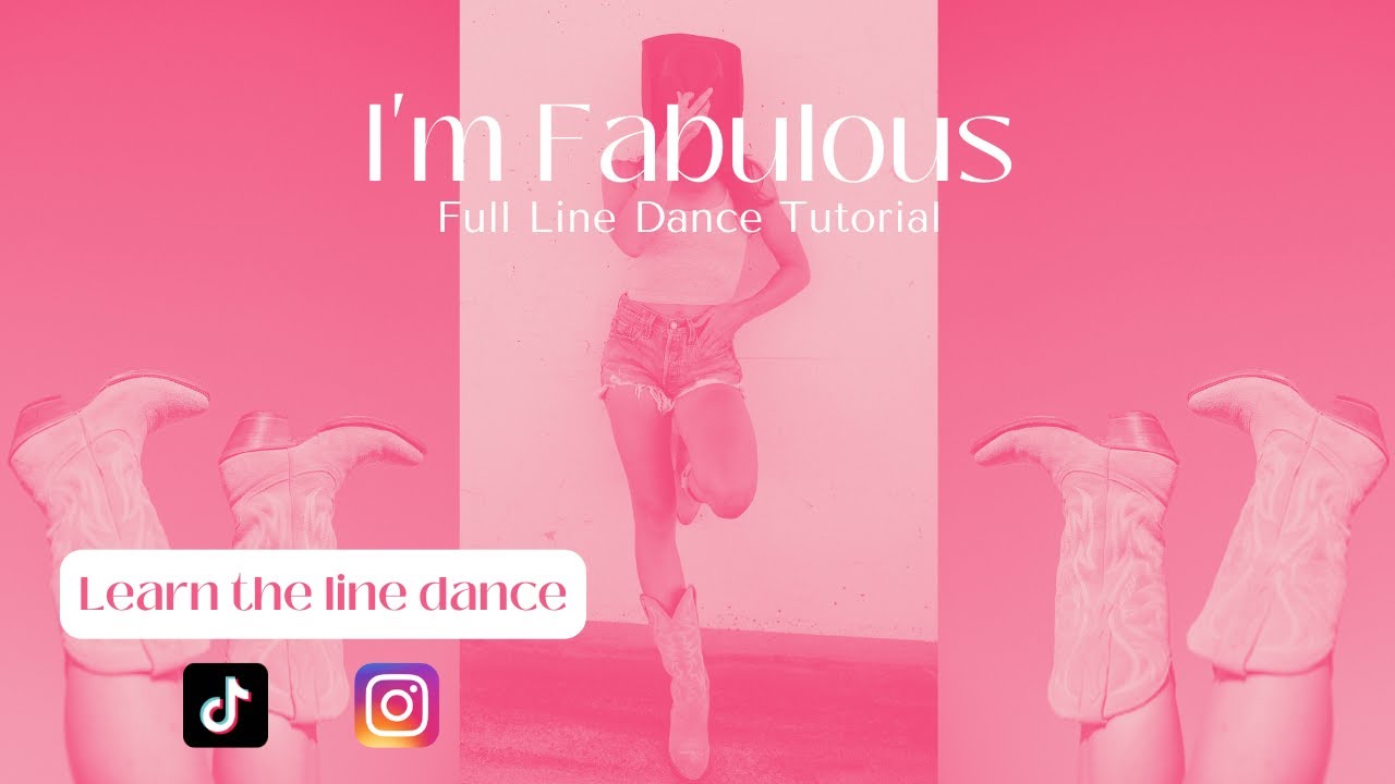 Выучите танец «I'm Fabulous» за 5 минут [Fabulous C.U.T.] Учебник линейных танцев