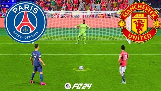 PSG VS MAN UTD FC 24 CHAMPIONS LEAGUE FINAL FIFA 24 PENALTY SHOOTOUT