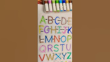 😍😚Fun With Alphabets ABCD 3 #art#drawing#shorts#short#ytshorts #trending#alphabet#abc#funny