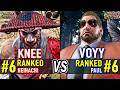 T8 🔥 KNEE (#6 Ranked Heihachi) vs VOYY (#6 Ranked Paul) 🔥 Tekken 8 High Level Gameplay
