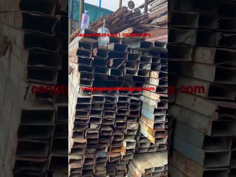 Video Sắt hộp vuông 5x5,5x10,4x8 sắt, kẽm cũ số lượng lớn... - youtube