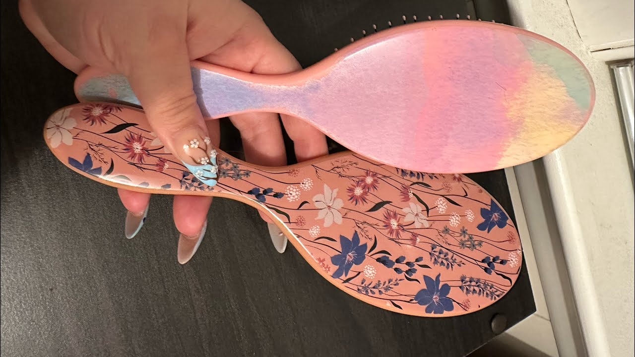 ASMR| Lofi hair bristle sounds video