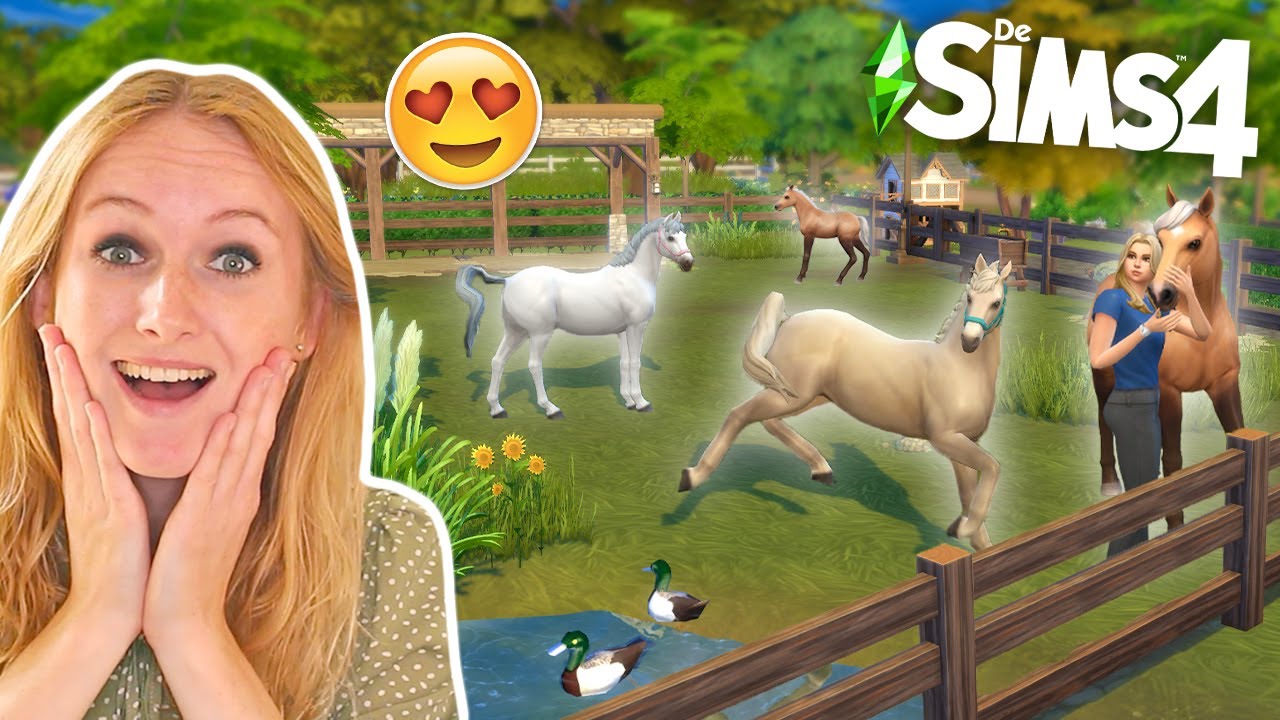 Mega WEILAND van mijn Sims PAARDEN MANEGE bouwen! 🤩🐴