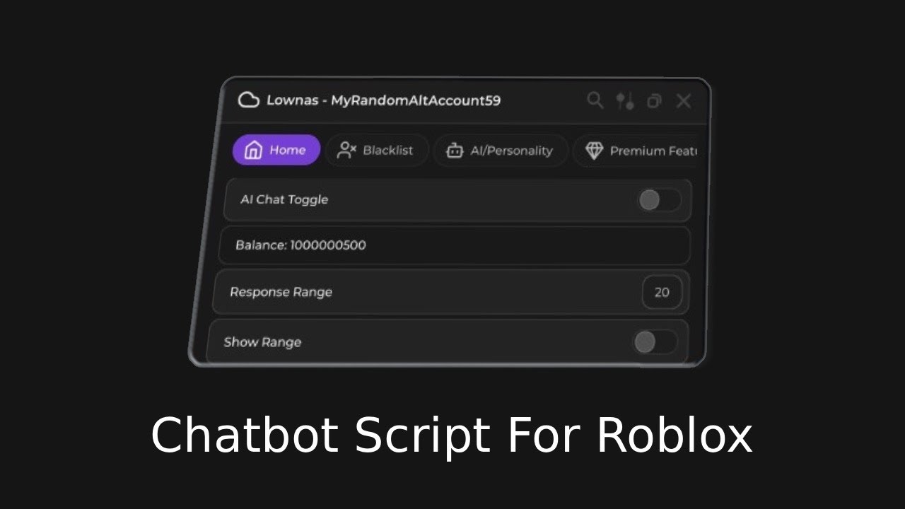 Roblox lownas ai chatbot script showcase (go to description) - YouTube