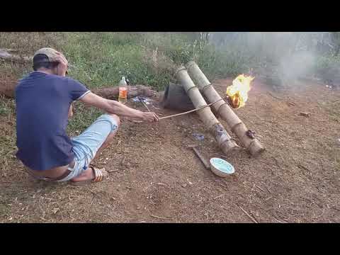 Video ngày tết đến Nổ đất đèn bằng ống tre quá đã - youtube
