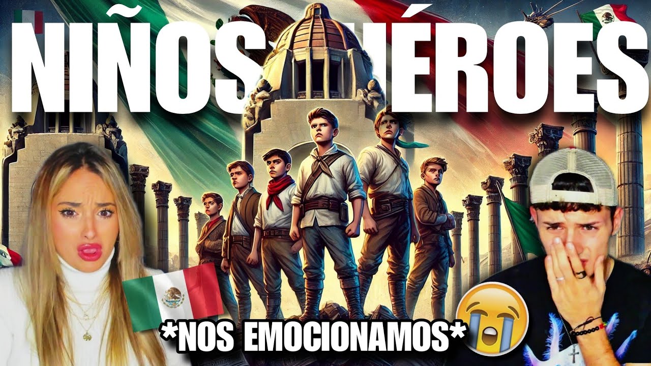 🇪🇸 ESPAÑOLA con PIEL CHINITA al REACCIONAR a NIÑOS HÉROES de CHAPULTEPEC 🇲🇽😭 *por PRIMERA VEZ*