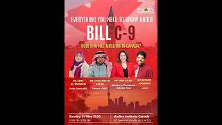 Does Bill C-9 Impact Muslims in Canada? | Panel Discussion at Madina Institute Oakville