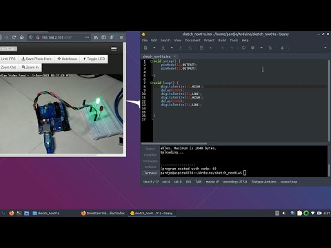 Using Geany Text Editor To Write And Upload Code Arduino.