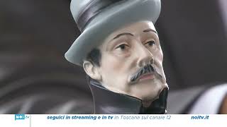Centenario Puccini, ecco il busto dipinto dei figurinai di Coreglia