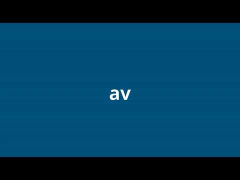 what is the meaning of av - YouTube