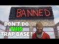 RUST | WE GOT PERM BANNED FOR THIS TRAP BASE so we HAD TO MAKE A NEW ONE !