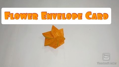 How to make Flower Envelope Card || Flower Envelope Card Tutorial Video || Flower Envelope Card Easy