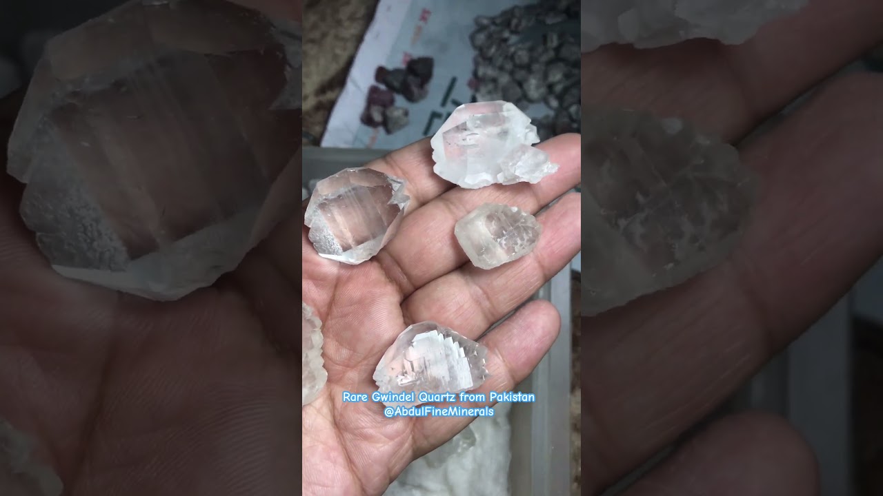 Rare Gwindel Quartz from Pakistan 