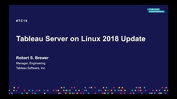 Tableau Server on Linux 2018 update
