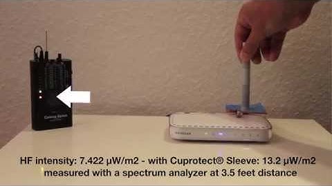 Electromagnetic Radiation Wifi Shield | Cuprotect® Sleeve