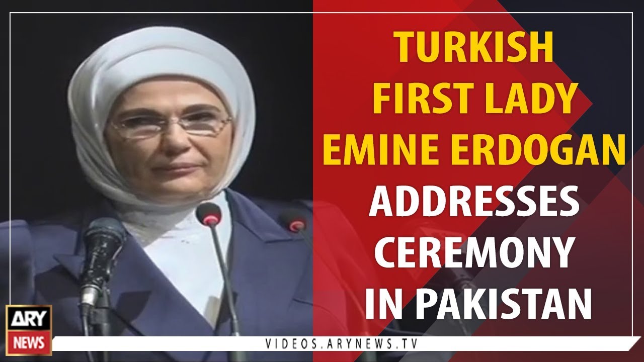Turkish first woman addresses ceremony