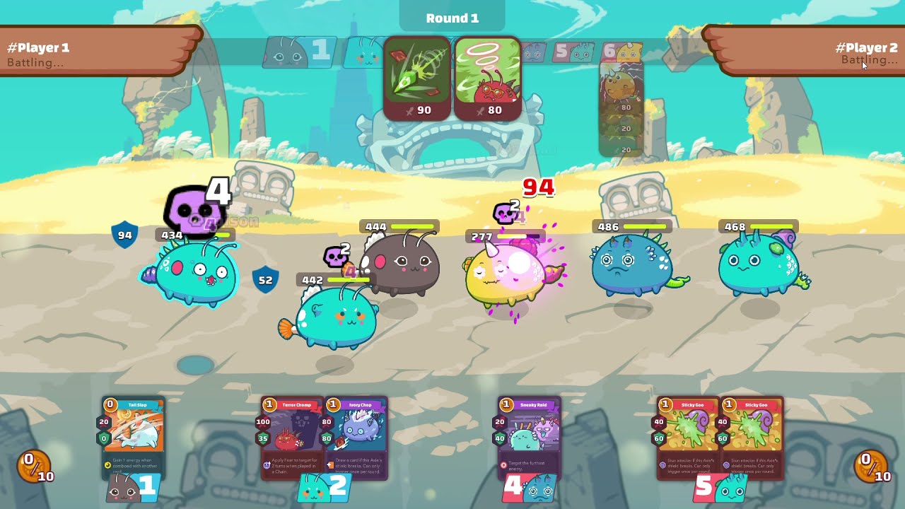 Battle in Arena: Triple Antenna antiterminator VS DDP - Axie Infinity