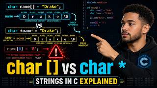 char[ ] , char *, Pointers & String Storage Explained Simple