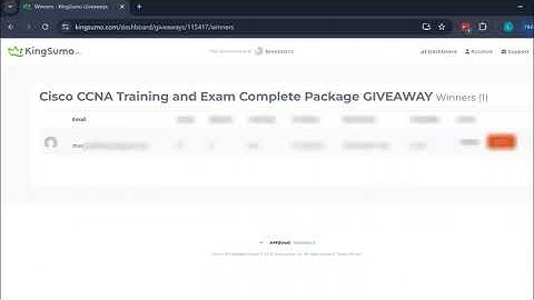 Winnaar van de Cisco CCNA-examenactie - oktober 2025