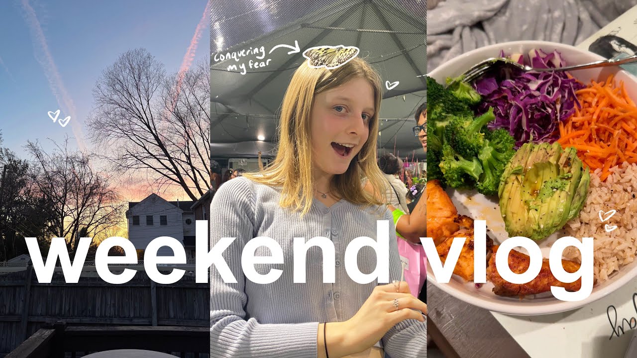 WEEKEND VLOG: flower show, my thoughts on high school, & applying to more colleges?