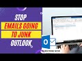 How to Stop Emails Going to Junk Outlook | How to Stop Emails Going to Junk Outlook App