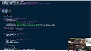 Snake Game Using Classes Part 13   Making a Replay Screen