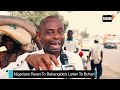 Nigerians React To Ibrahim Babangida S Letter To President Muhammadu Buhari Nigerians React To Ibrahim Babangida S Letter To President Muhammadu Buhari