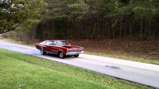 1967 Dodge Charger burnout