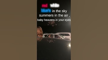 Thumbnail of RED, WHITE, BLUES IN THE SKY, SUMMERS IN THE AIR, BABY HEAVENS IN YOUR EYESSS