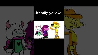 literally yellow (DELTARUNE ANIMATION)