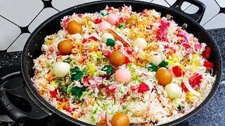 Zarda Rice Recipe | Perfect Pakistani Mutanjan | Sweet Colorful Rice | Eid Special Dessert screenshot 4